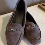 Coach Fortunata Brown Suede Flats Moccasins Size 7 Photo 0