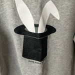 Kate Spade : Gray Sweatshirt with Hat and Rabbit Ears Design- XS Photo 5