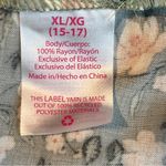 No Boundaries  Size XL(15-17)Milkmaid Floral V-Neck Button Front Shirred Back Top Photo 7