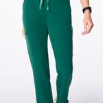 FIGS  Hunter Green High Waisted Yola Scrub Pants Photo 0