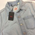 Levi's Heritage Denim Romper Shortsleeve Light Blue 100% Cotton C46 Photo 5