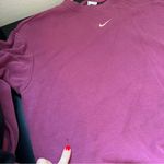 Nike Women’s Magenta Pink Center Swoosh Crewneck Sweatshirt Small Photo 9