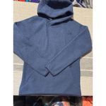 The North Face Osito Fleece Hoodie Pullover Blue Womens S P Textured Hooded Photo 1