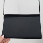 La Regale Black Satin Bow Crossbody Bag Purse Evening Formal Classic Timeless Photo 9