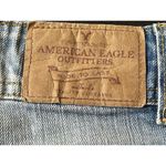 American Eagle VTG 90s Y2K Antique Wash Super Low Rise Skinny Flare 10R NOS Photo 12