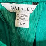 Athleta Echo Cropped Pants, Elastic Waist, Pull-on, Green, Women’s 14/P L, NWT Photo 6