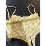 Peppermayo YELLOW AND WHITE MEADOW LOGO Bustier Top Size 2 Photo 10