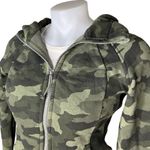 Lululemon Camo Green Hoodie Scuba Heritage 365 Twill Multi Zipper Front Size 4 Photo 5