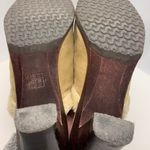 Harold's Eva Leather Suede 3 inch Mule Tan Size 8 Photo 5