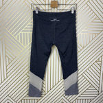 Lorna Jane  Asha Chevron Gray Cropped Mesh‎ Leggings Size US Small Photo 8