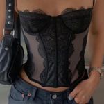 Urban Outfitters Modern Love Black Corset Top Photo 1