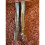 Anthropologie  Shirt Women Medium Cedar‎ Metallic Twist Front Open Crop Top NWT Photo 9