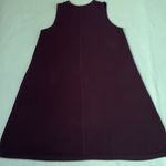 TIME AND TRU sleeveless crewneck tank midi dress sapphire dark blue size 12 Photo 4