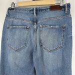 ALLSAINTS  April Jeans Cropped Ripped Straight Leg Medium Wash Distressed Size 29 Photo 5