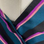 ASTR  The Label Striped Faux Wrap Bodysuit Photo 1