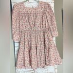 Hyacinth House Floral Mini Dress in Pink Photo 1