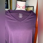 Members Mark  Purple V Neck Shirt Photo 6