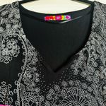 Desigual  Womens Floral Sequin A-Line Dress Art To Wear Grunge Fairy Y2K Size XL Photo 3