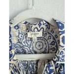 Umgee Blue Ruffle Sleeves Mini Dress Women's Large Boho Bloom Hippie Gypsy Photo 9