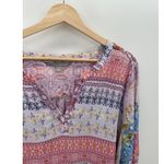 Valerie Stevens Floral V Neck Sheer Lightweight Blouse Women Size 2X Boho Photo 5