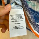 Striped Y2K off the shoulder striped shirt Blue Size M Photo 8