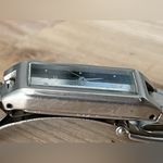 Seiko  Very Rare Ladies Watch Elevated Cut Crystal Black Dial Stainless Bracelet Photo 6