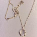 Kendra Scott crystal drop silver tone necklace Photo 3