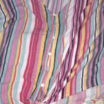 Main Strip large striped multicolor tie front top Photo 3