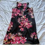 Dana Buchman  Red Floral Flower Womens Size Medium Sleeveless Mini Dress Office Photo 7