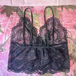 coquette black lace bow lingerie cami tank top Photo 7