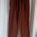 Bar III Bar lll Brown Tie-Waist Pants Photo 0