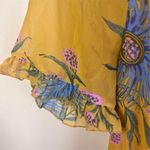 Madewell Women's Sweetgrass Ruffle Sleeve Dress Size 2 Floral Knee Length Travel Photo 5