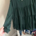 Pretty garden Forest Green Women's Blouse Photo 1