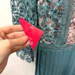 Little Mistress  Crochet & Pleated Midi Dress Size‎ 2 Photo 2