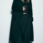 ZARA NWT  FOIL KNIT VEST IN BLACK  (Cropped round neck vest) Size Small Photo 4