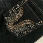 Fashion Bug Vintage Y2K  Flare Embroidered Corduroy Pants Size 6 Photo 6