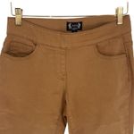 A.Z.I Womens Double Frayed Hem Cotton Blended Pullon Jeans Tan Size 4 Tan Photo 1