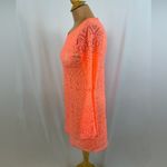 Red Dress Boutique Red Dress Boutique Neon Pink Lace lined Mini Shift Dress Photo 4