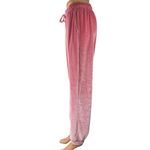 Coolrun Women's Pink Ombre Velour Velvet High Waisted Lounge Sweat Pants Size L Size L Photo 1