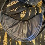 Virgo Dress 8 Maxi Black Beige Ribbed Slinky Scoop Neck Shoulder Pads Vintage Photo 9