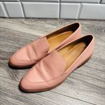 Madewell  Pink Leather Slip On The Frances Loafer Women's Size 7 Photo 2