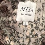 MISA Los Angeles  Revolve Ruffle Floral Print Short Sleeve Top Size L Photo 5