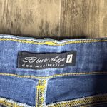 Blue Age Denim Button Fly Inside Out Straight Leg Jeans with Yellow Stitching Size undefined Photo 1