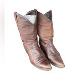 Dingo Women's Size 7.5 Brown Leather Cowboy Boots Slouchy Western Photo 11