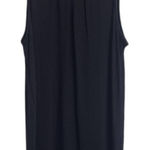 Elle NWT  Sleeveless Vintage Style Black Rayon Blouse Size XS Photo 0