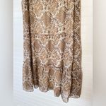Candie's Boho Snake Print Tiered Maxi Skirt Photo 2