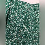 Amazon Never Worn Floral Puff Sleeve Mini Dress Square Neck Ruffle Hem Bodycon Sz M Photo 3