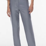 Wilfred Aritzia  Women's The Melina Gray Faux Leather Pants Size S Photo 0