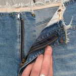 Angels Y2K Size 9 Distressed Waist and Hem Y2K Jean Shorts Photo 2