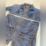 Liz Claiborne VTG 90s Petite Medium Liz Authentic Full Zip Denim Field Jacket Multiple Pockets Photo 2